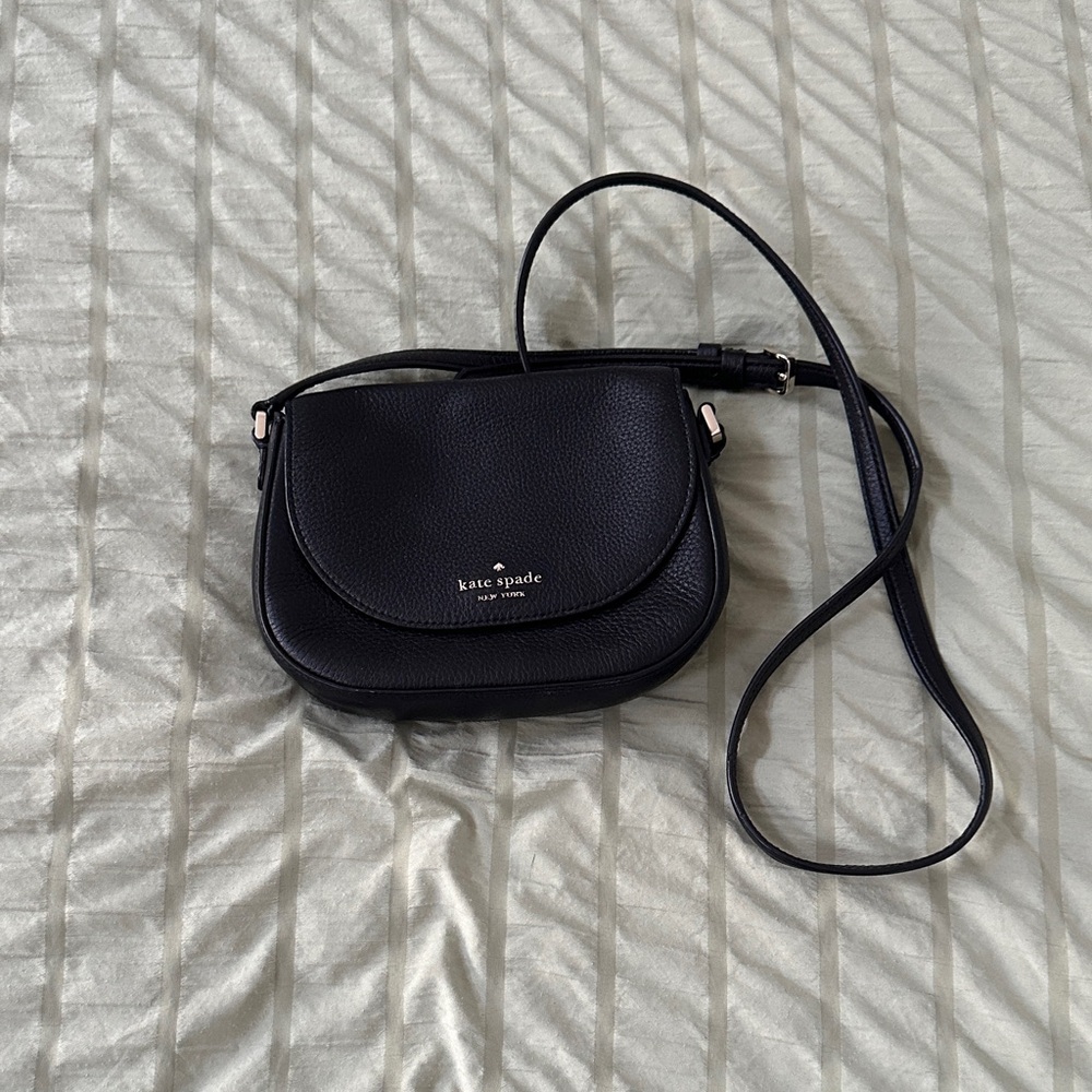 Kate Spade Sleek Black Crossbody Bag